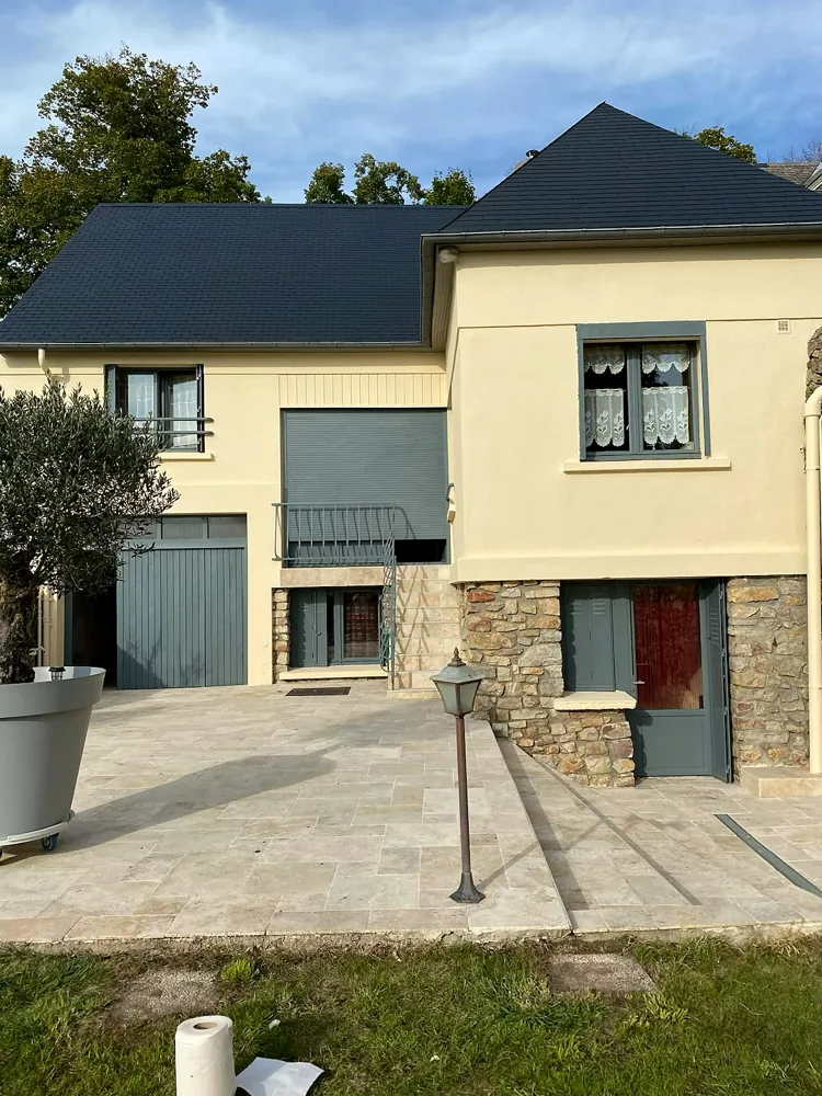 Maison après réfection de sa couverture